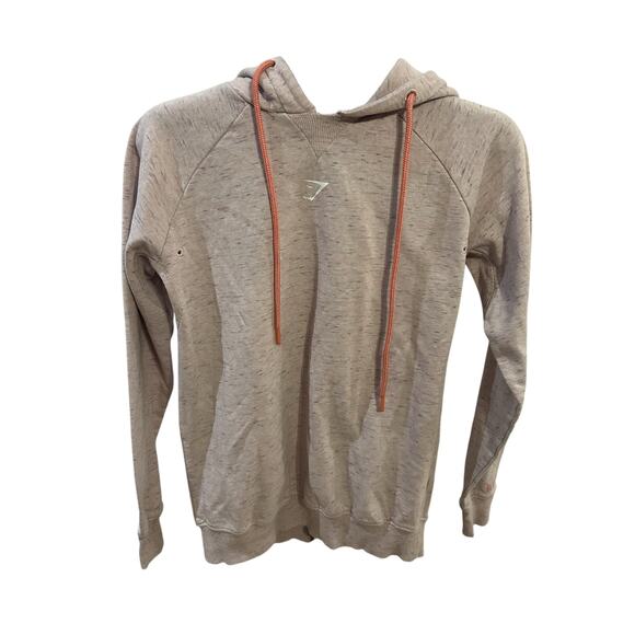 Gymshark Tops - Gymshark Heathered Pink Hoodie Women's size XS
